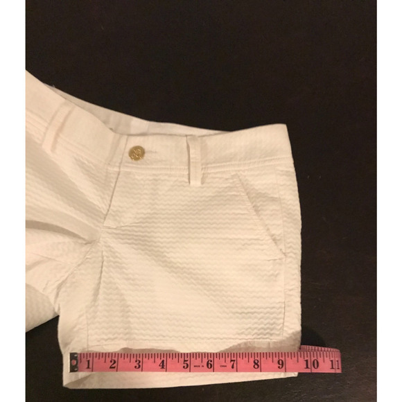Lilly Pulitzer Callahan Resort White Callahan 5" Cotton Shorts - Size 00 - NWT - Picture 10 of 16